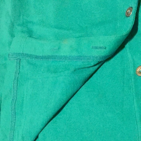 SJB SPORT 2-Pocket Teal Cardigan Jacket NWT M - Picture 5 of 5